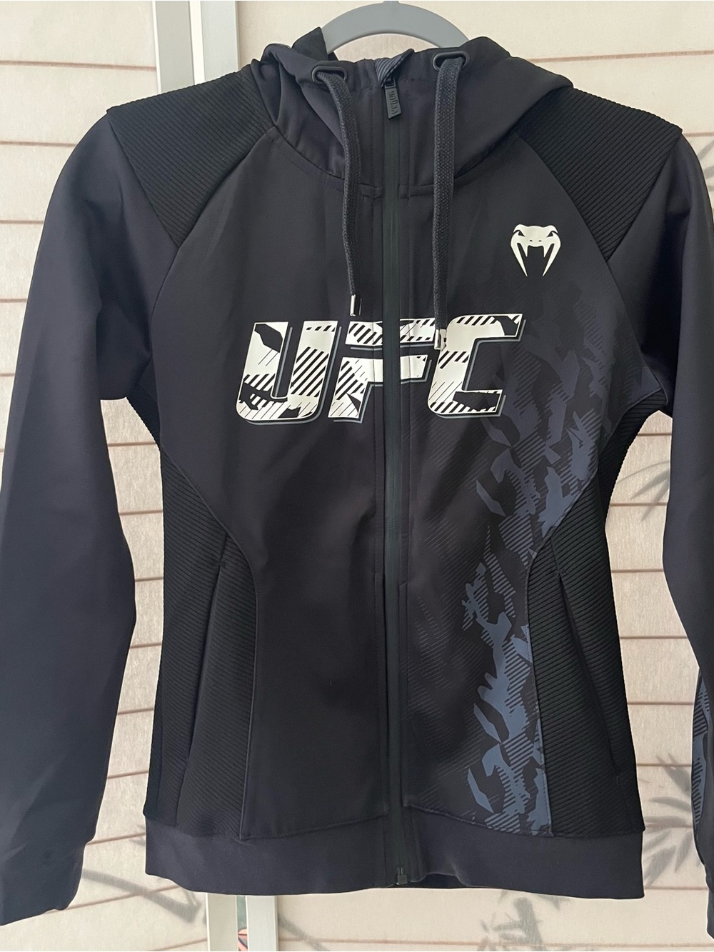Venum UFC Women's Black & Gray  Hoodie Jacket NWOT